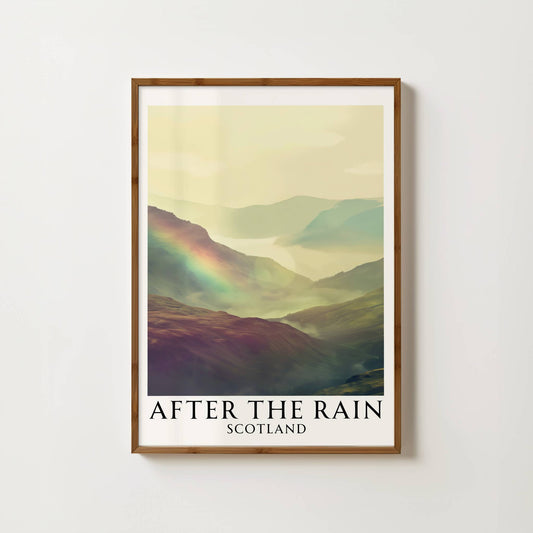 After The Rain Scotland Print