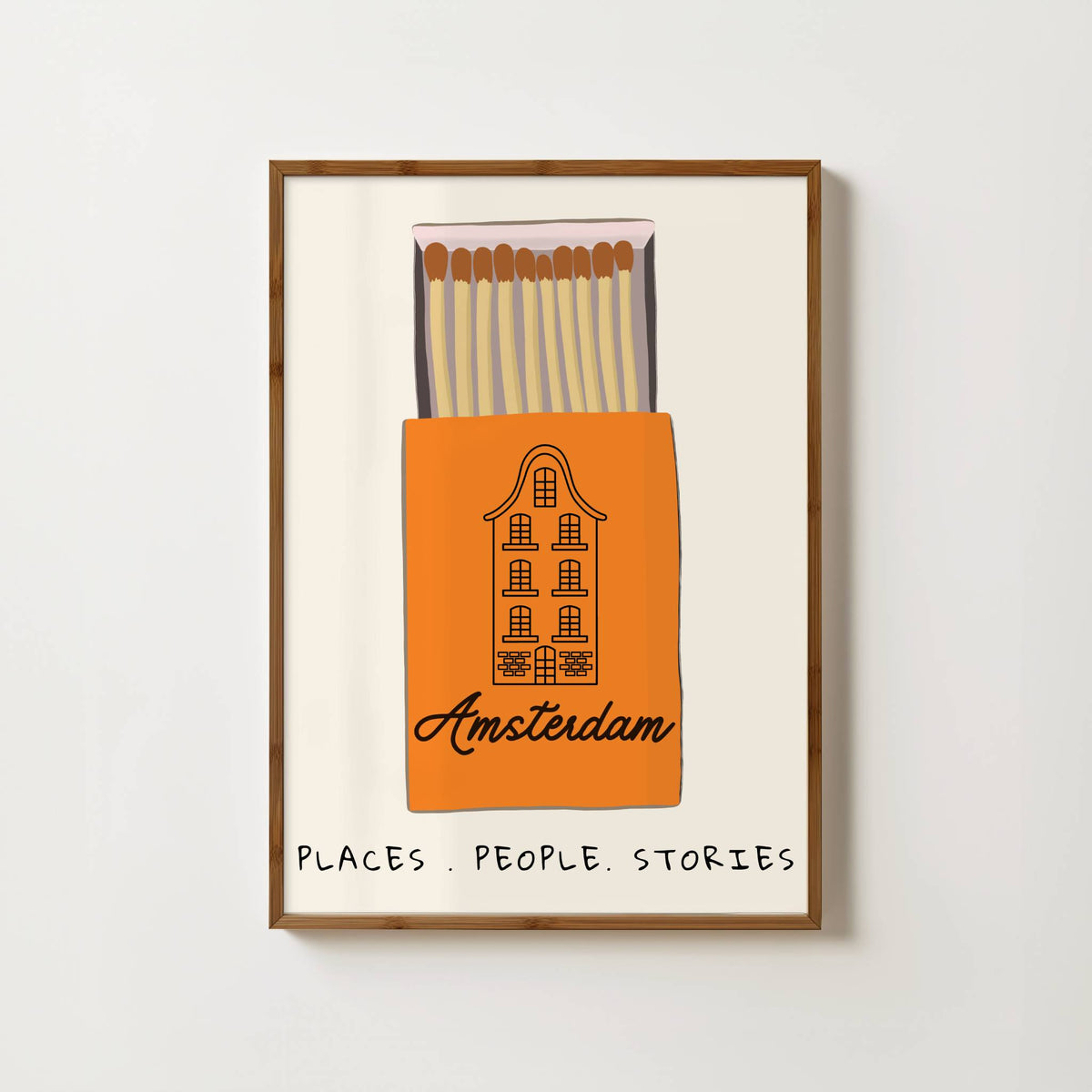 Amsterdam Matchbox Print