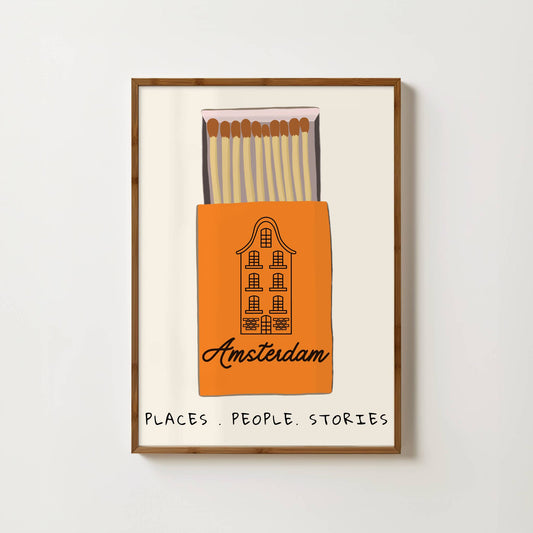Amsterdam Matchbox Print