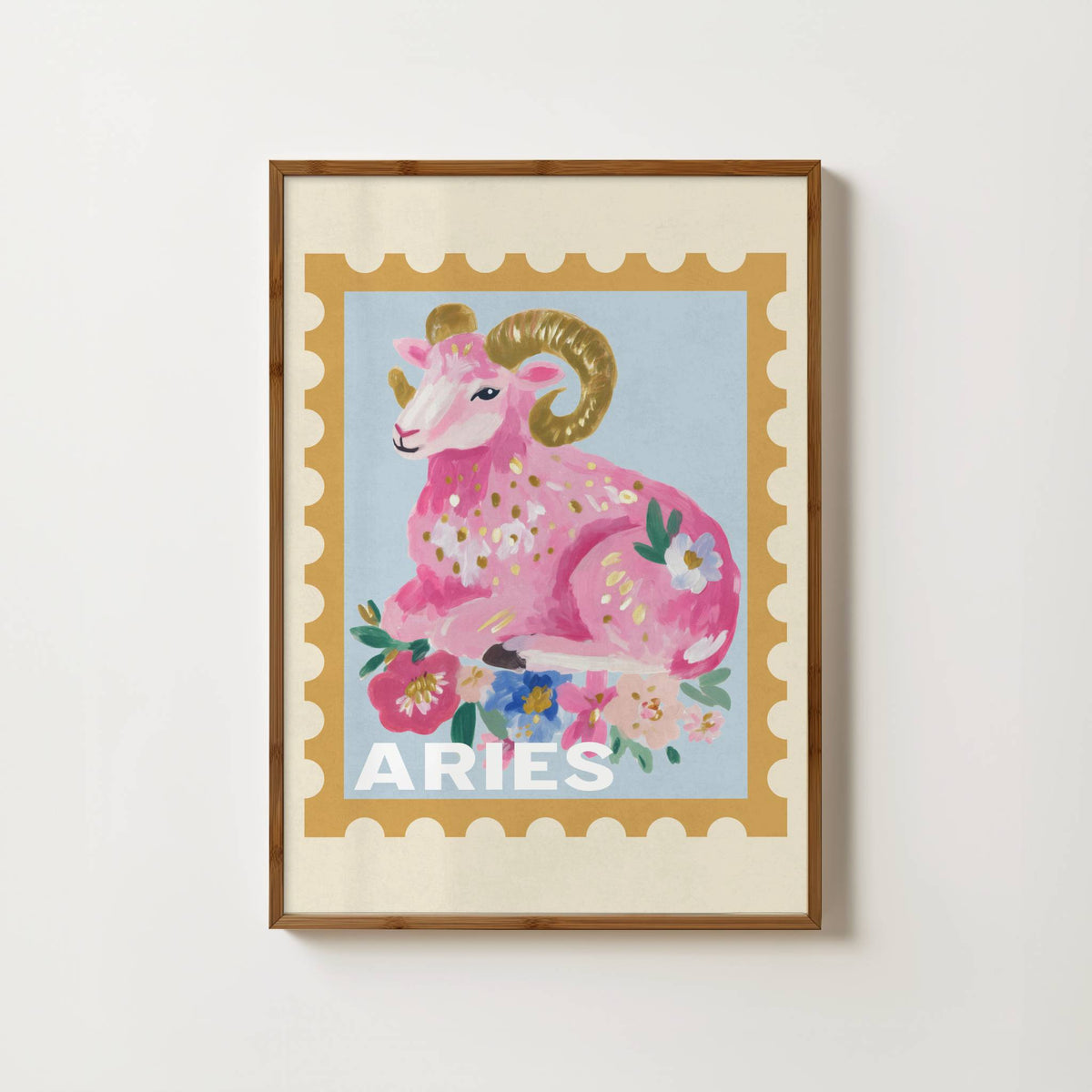 Aries Zodiac Print