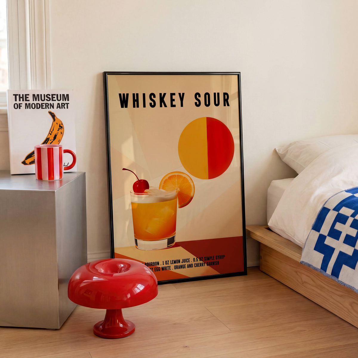 Whiskey Sour Cocktail Print
