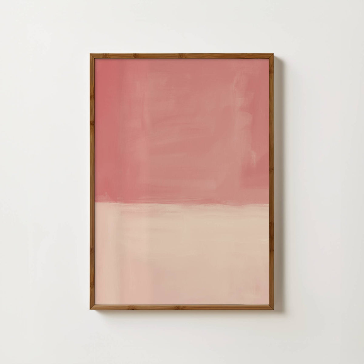 Block Pink Abstract Print