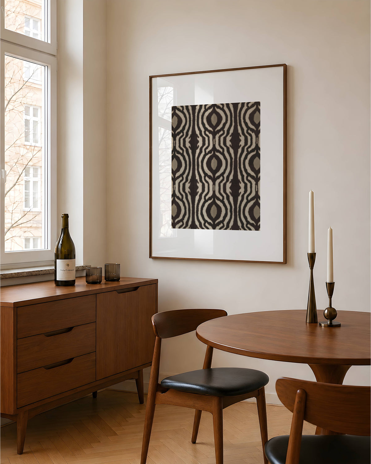 Shadow Rhythm Textile Print