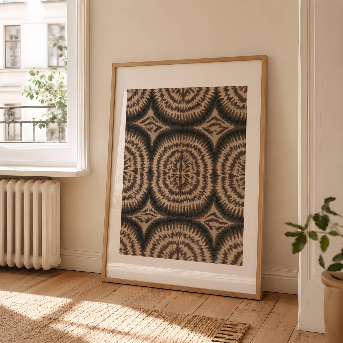 Kaleido Neutral Textile Print