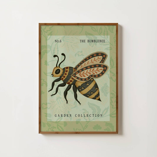 The Bumblebee Nursery Print