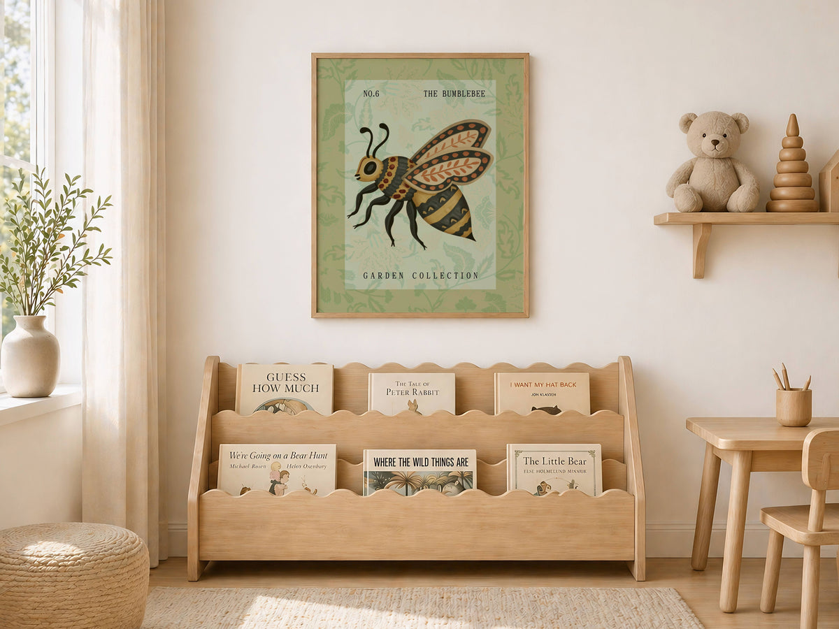 The Bumblebee Nursery Print