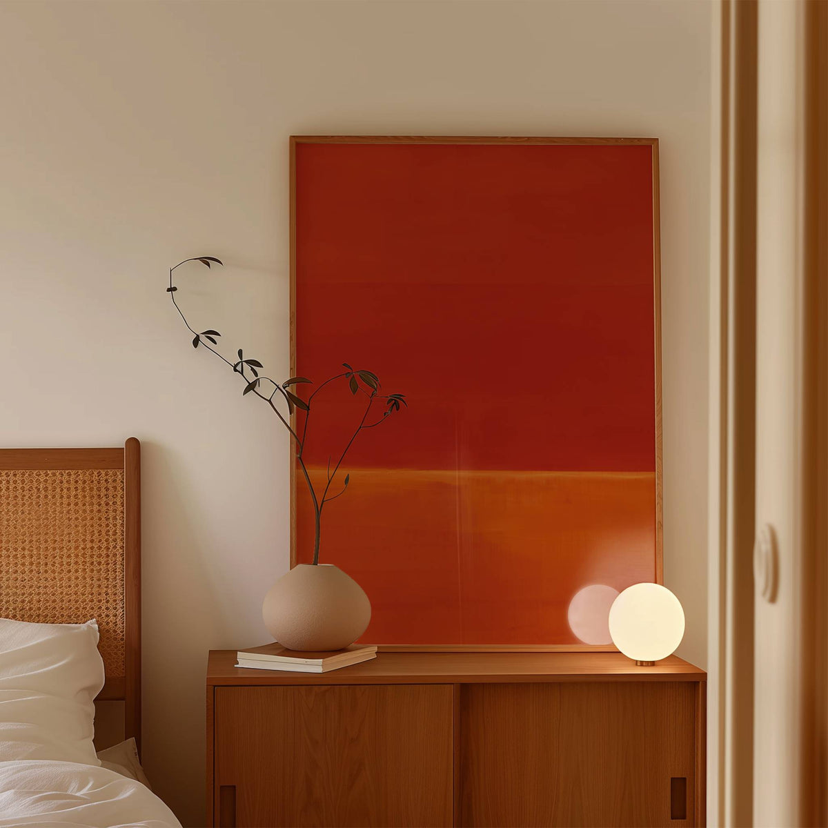 Pure Sienna Abstract Print