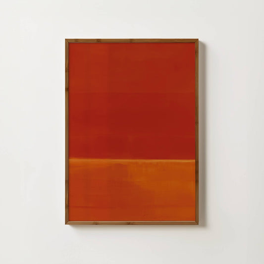 Pure Sienna Abstract Print
