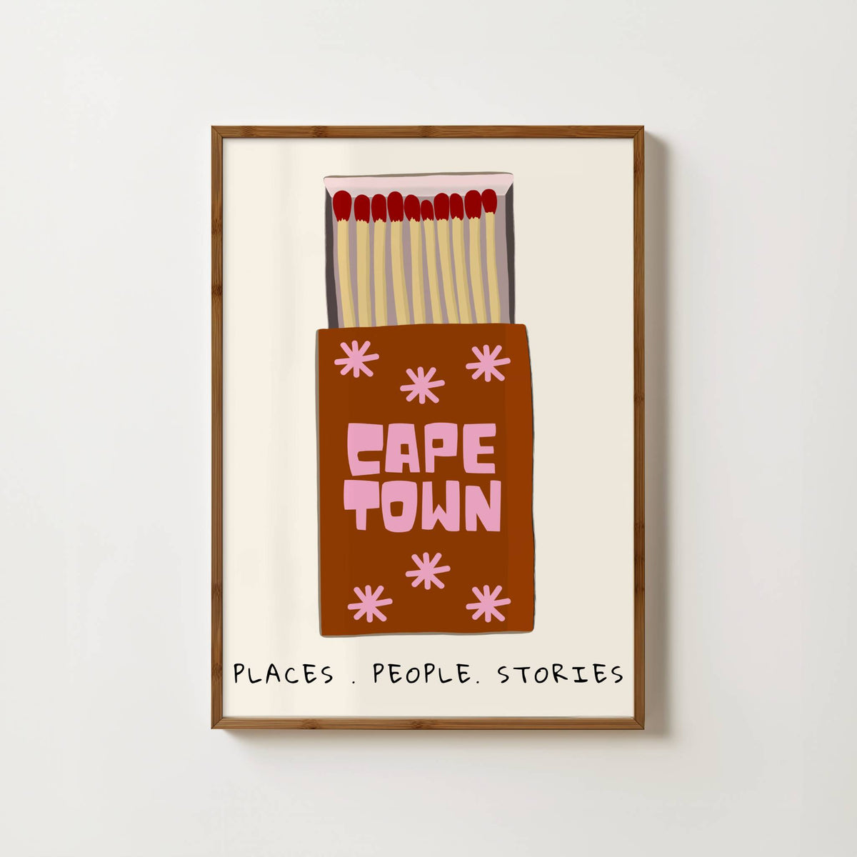 Cape Town Matchbox Print