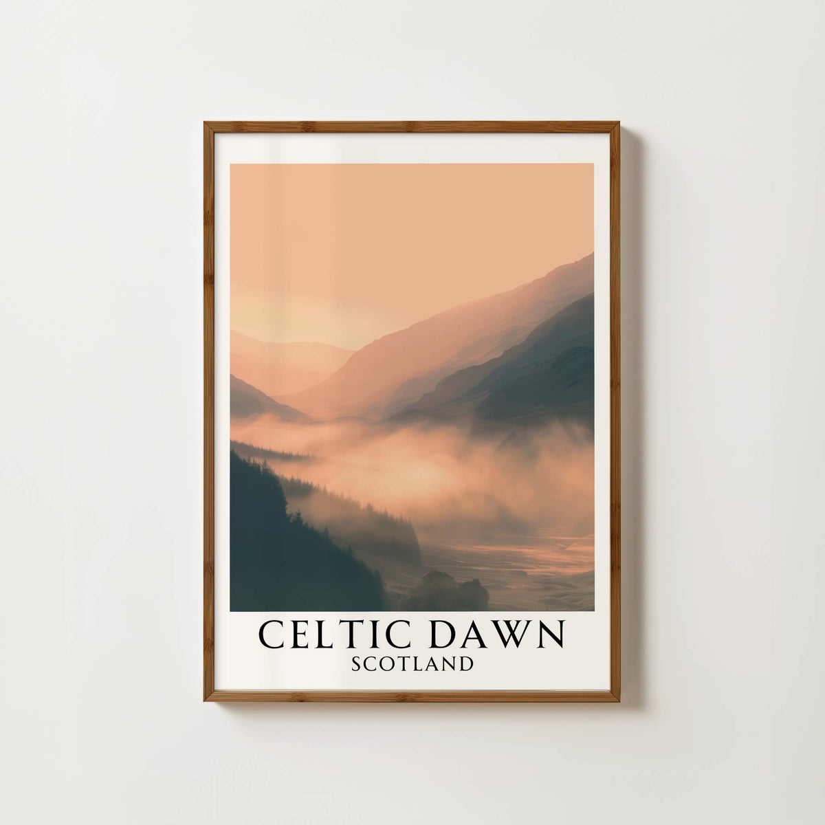 Celtic Dawn Scotland Print