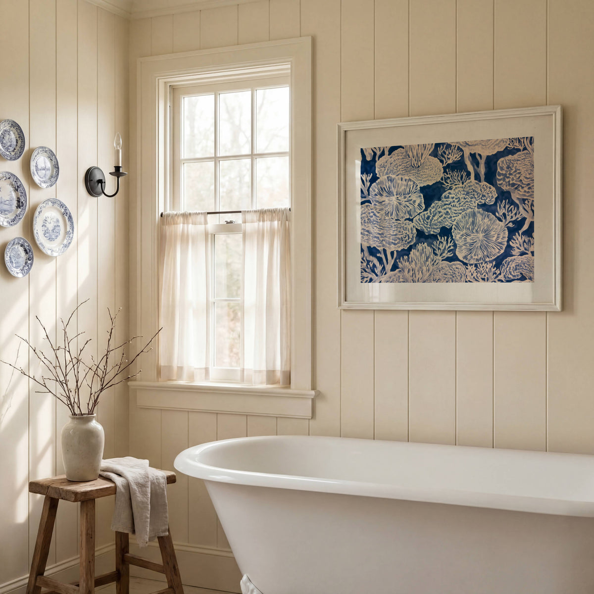 Sea Garden No.1 Textile Print