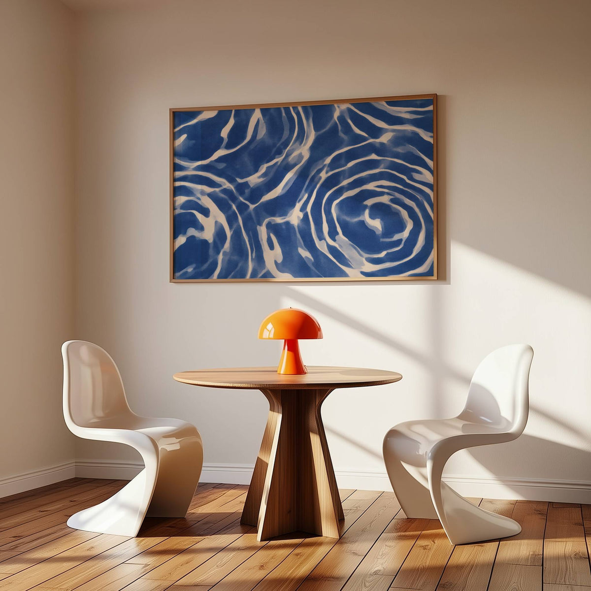 Waterlines Textile Print