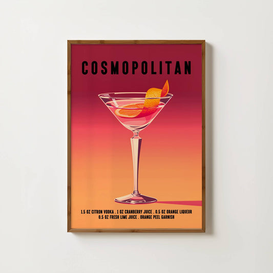 Cosmopolitan Cocktail Print