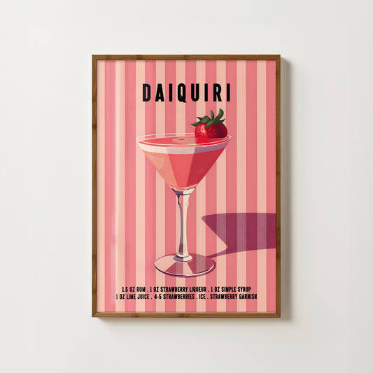 Daiquiri Cocktail Print