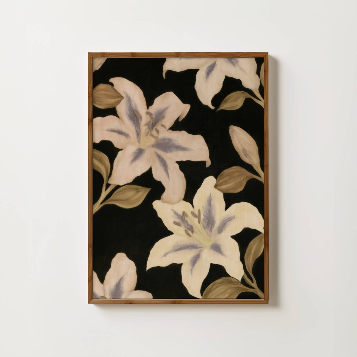 Lys Noir Textile Print