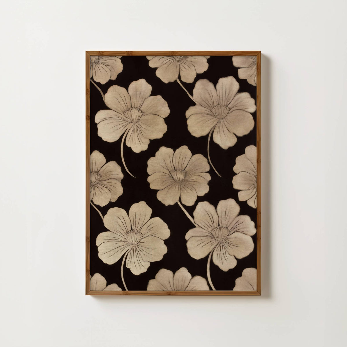 Ivory Repeat Textile Print