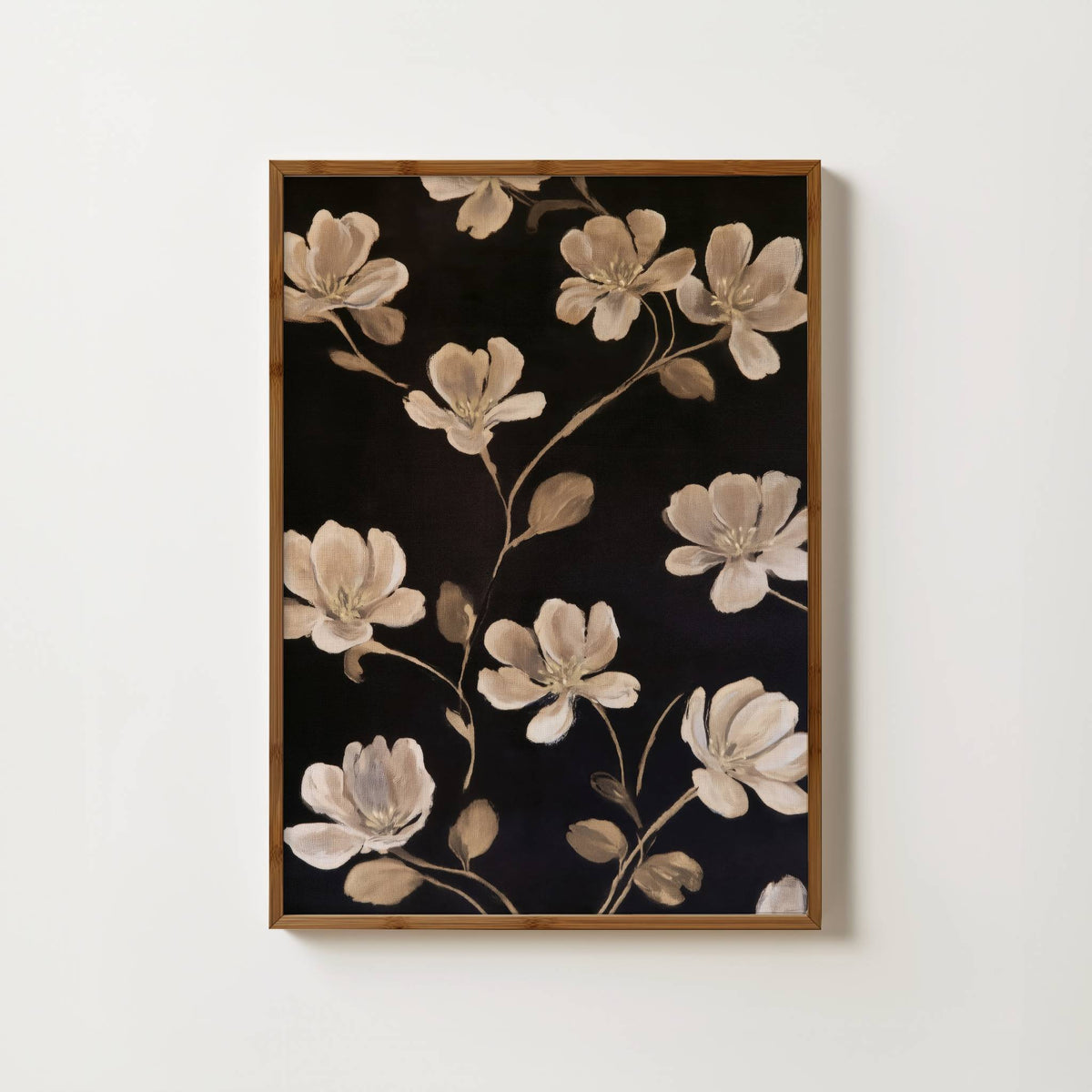 Bygone Petals Textile Print