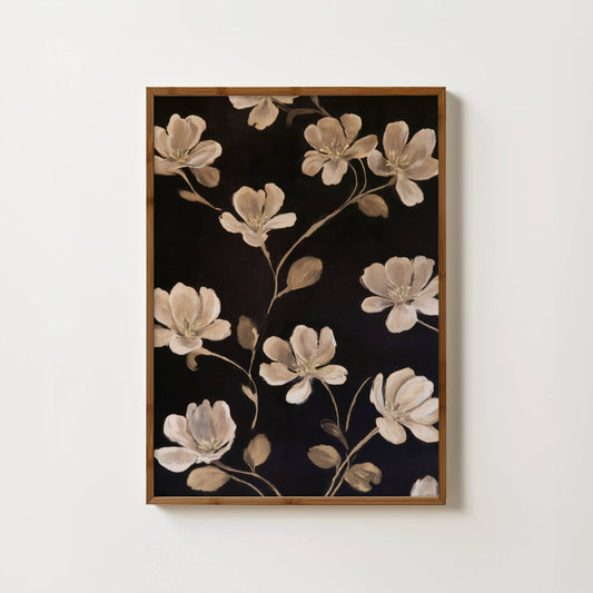 Bygone Petals Textile Print