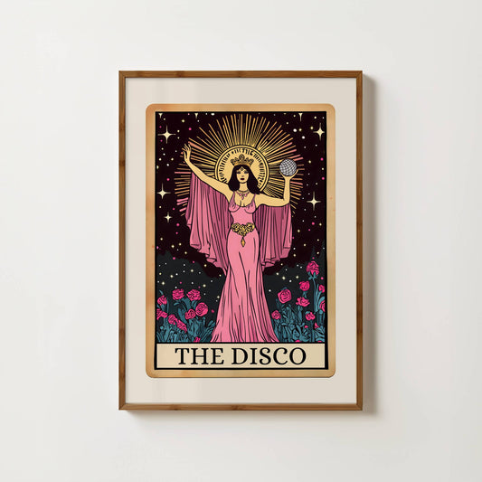 The Disco Tarot Card Print