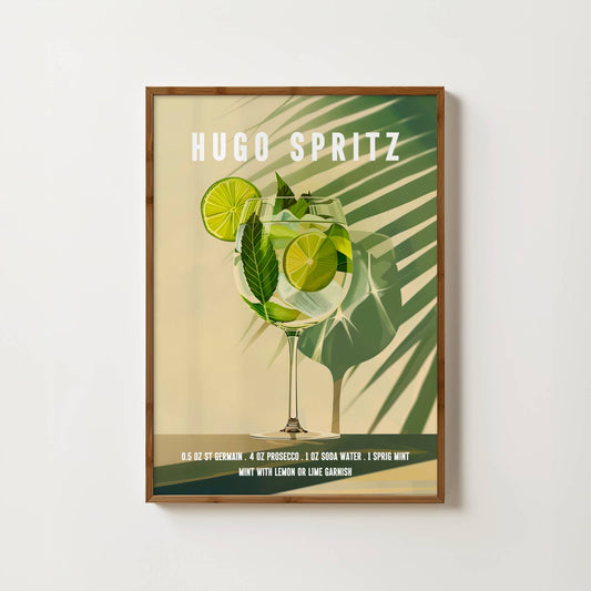 Hugo Spritz Cocktail Print