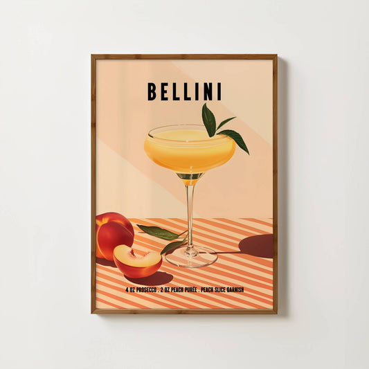 Bellini Cocktail Print