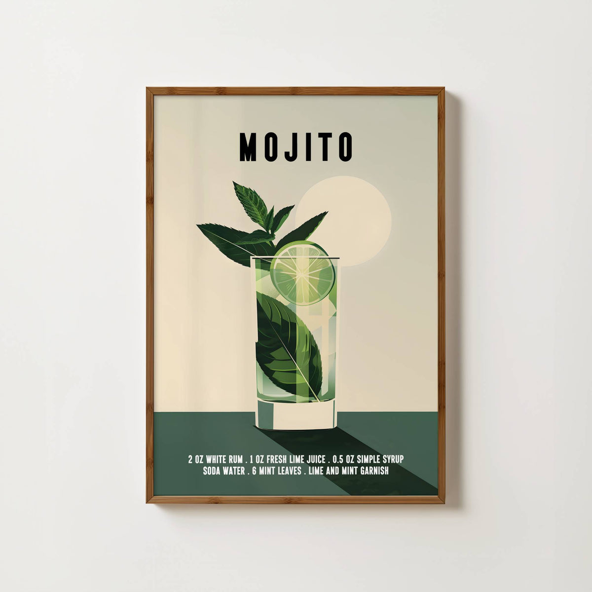 Mojito Cocktail Print