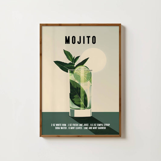 Mojito Cocktail Print