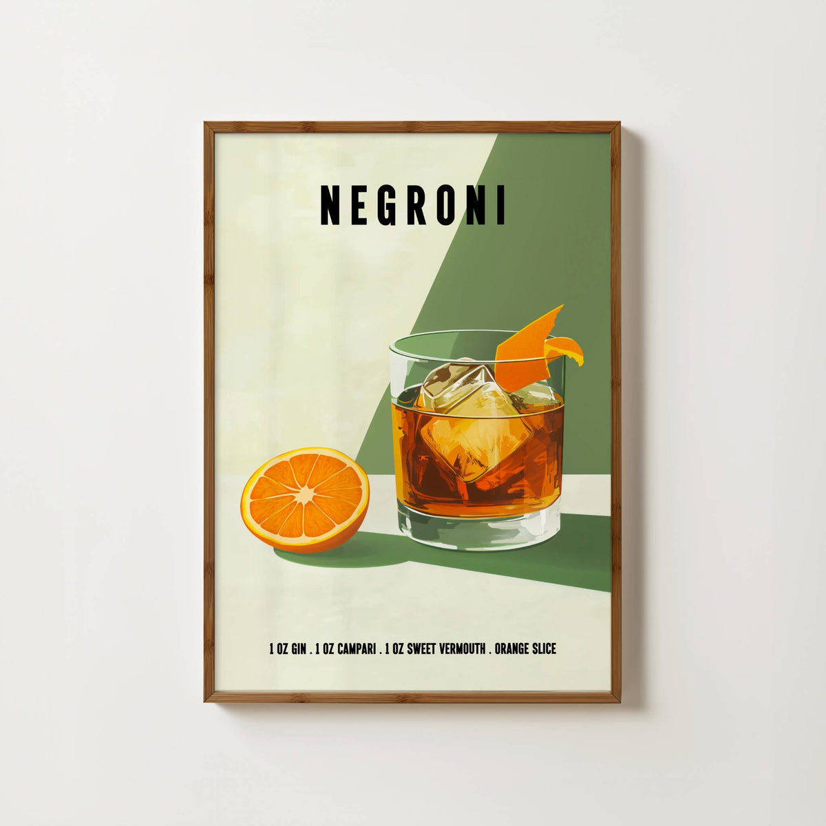 Negroni Cocktail Print