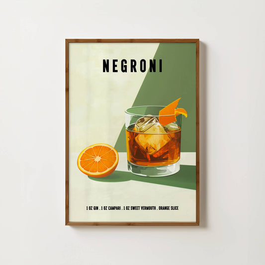 Negroni Cocktail Print