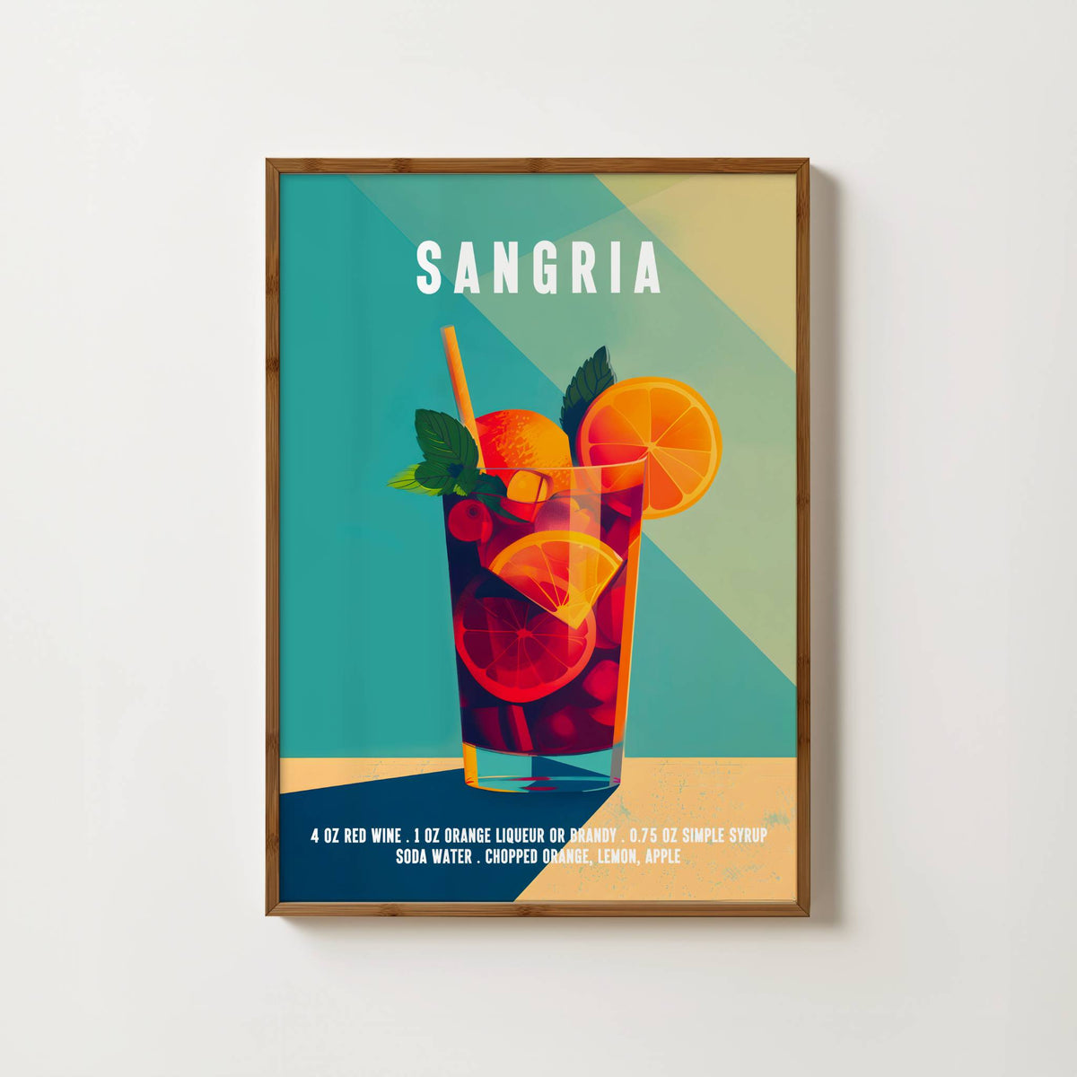 Sangria Cocktail Print