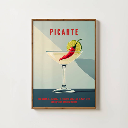 Picante Cocktail Print