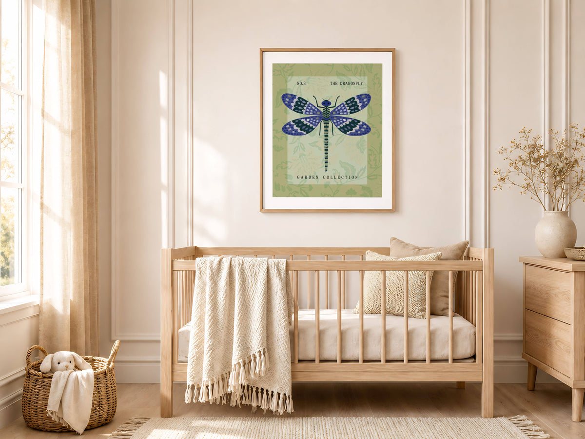 The Dragonfly Nursery Print