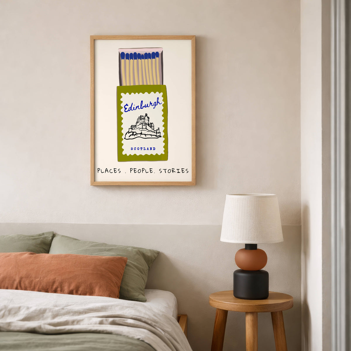 Edinburgh Matchbox Print