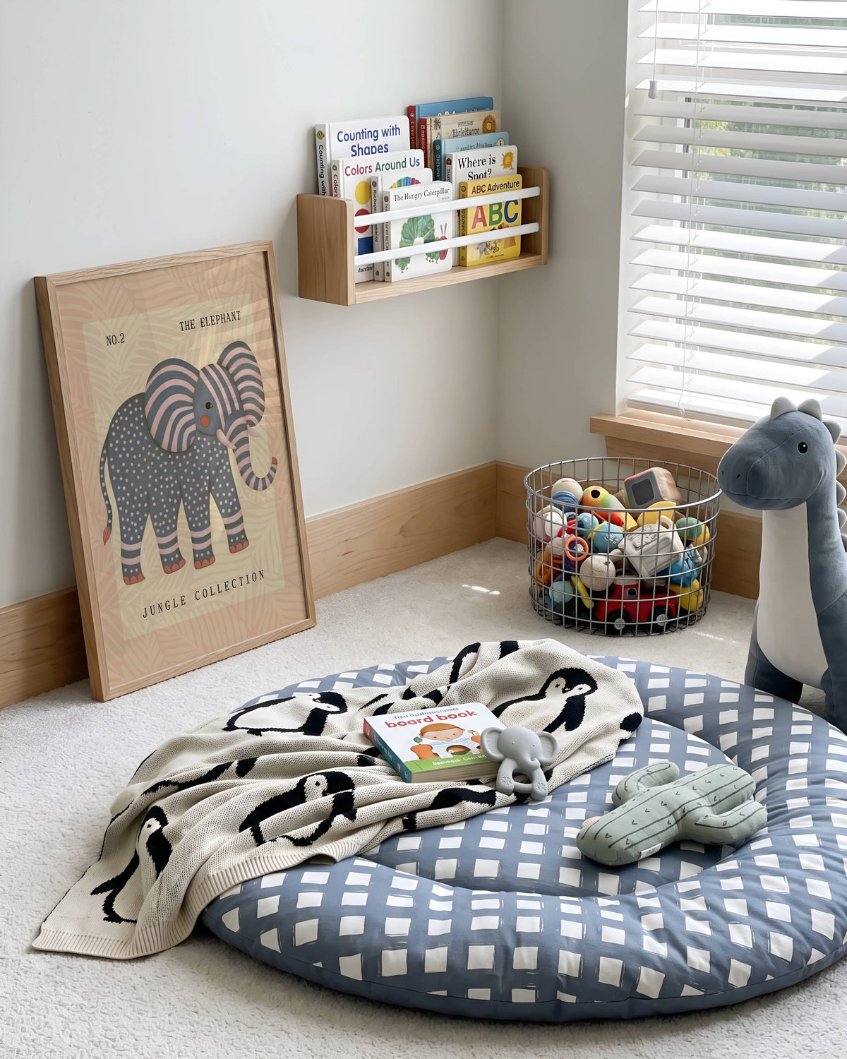 The Elephant Nursery Print