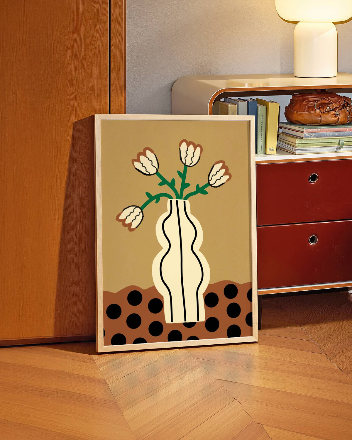 Colour Bloom No.1 :  Ivory Petals Print