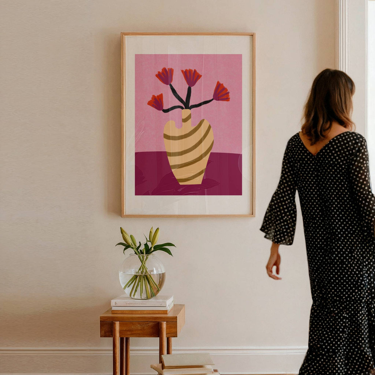Colour Bloom No.7 : Merlot Bloom Print