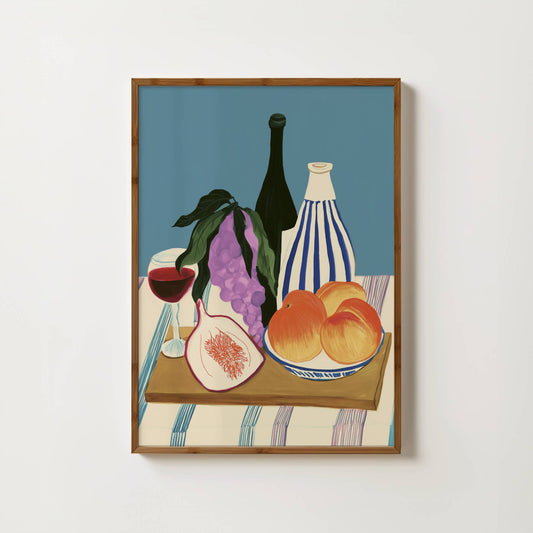 Summer Peaches Print