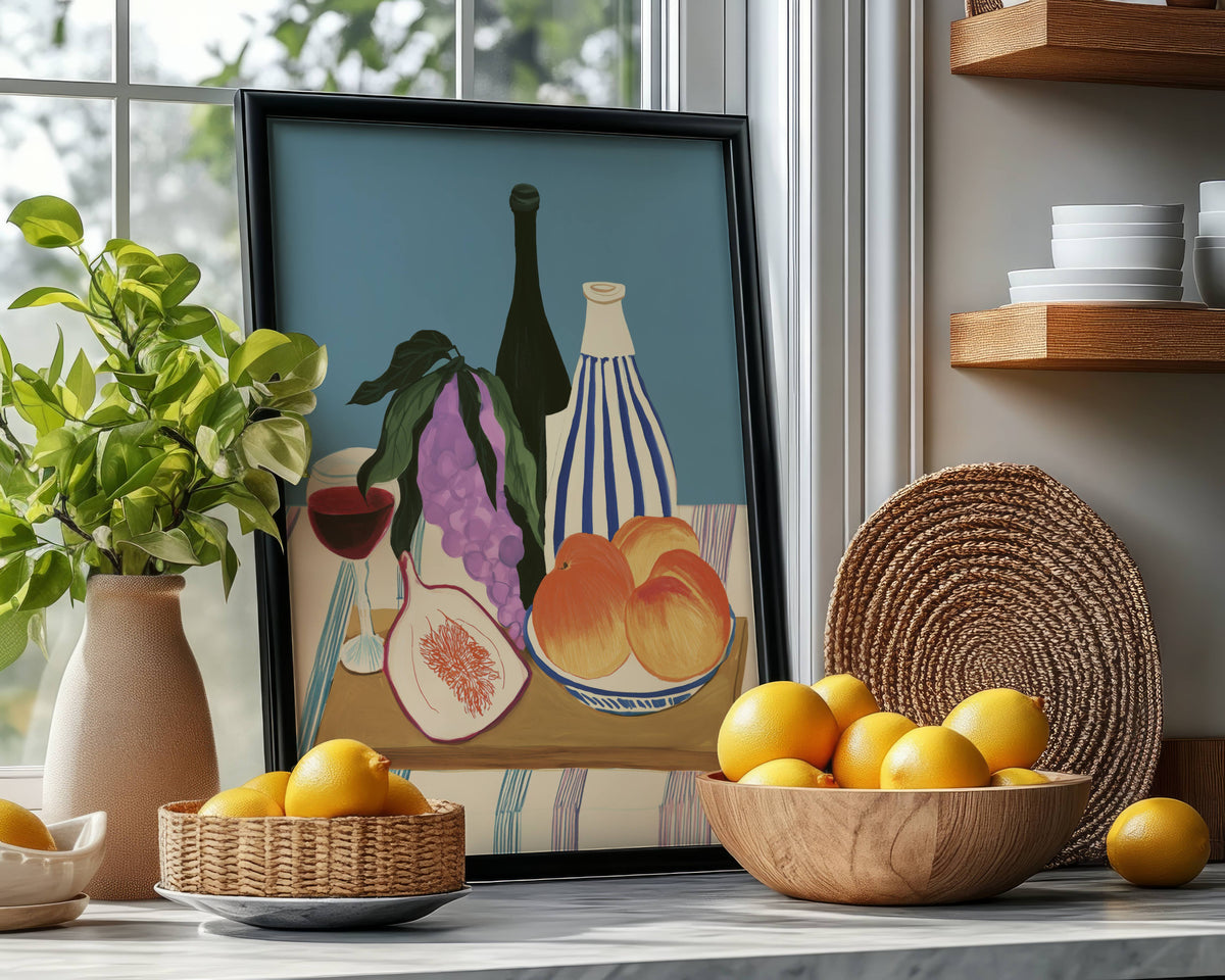 Summer Peaches Print