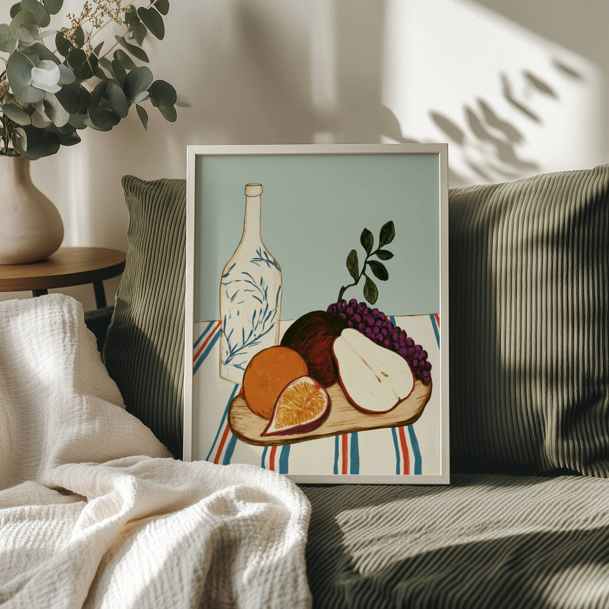 Gathered Fruit Still Life Print