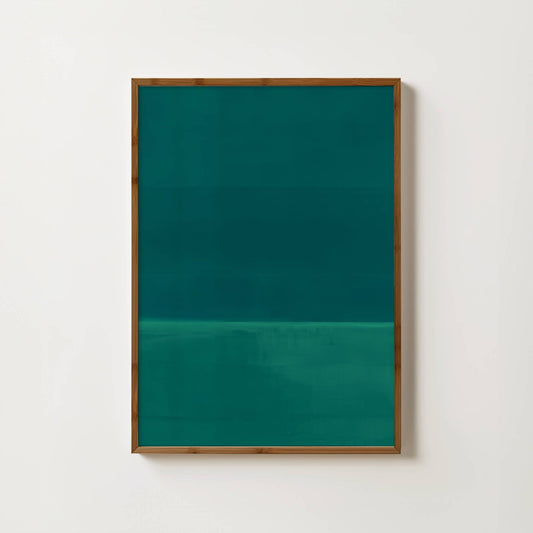 Pure Emerald Abstract Print