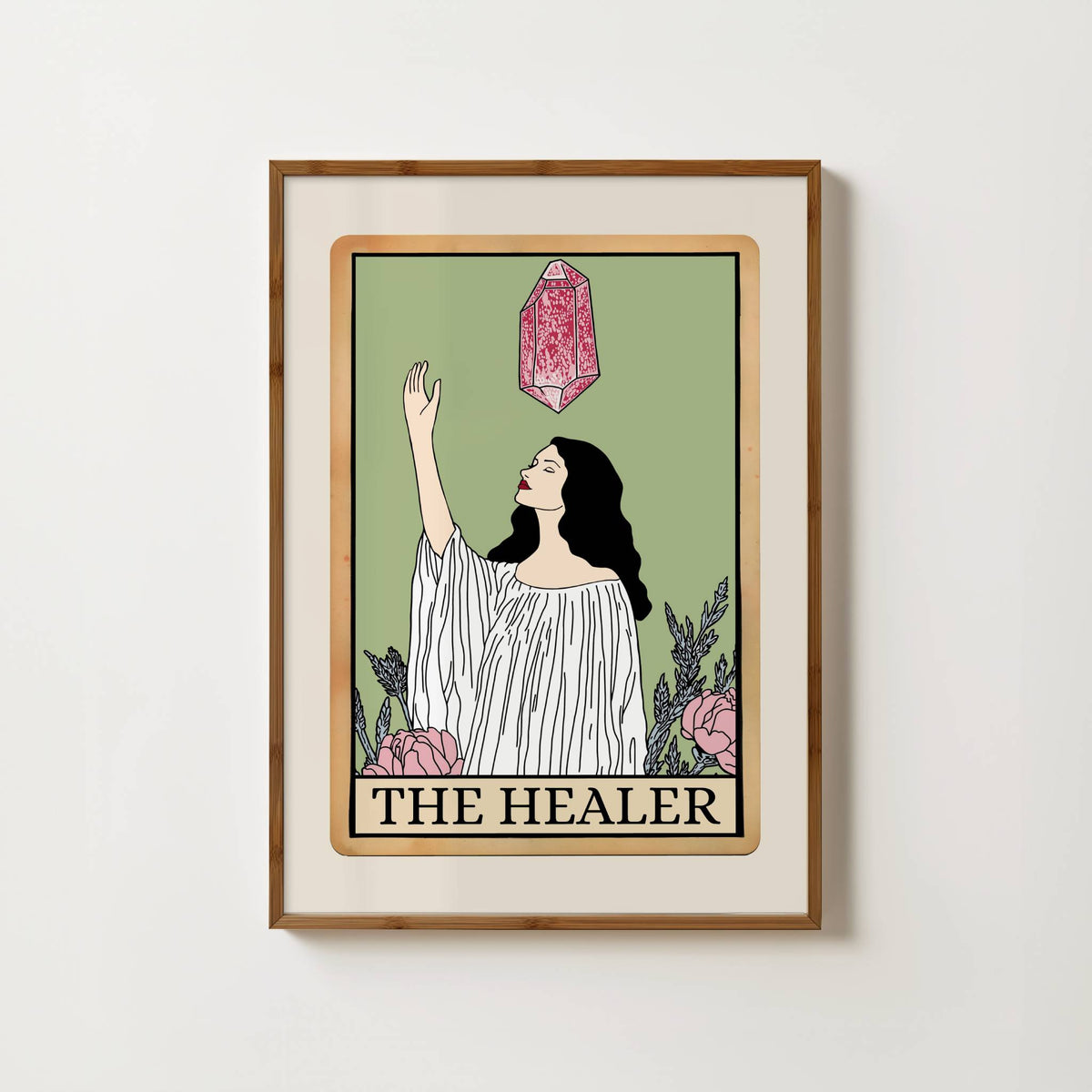 The Healer Tarot Card Print