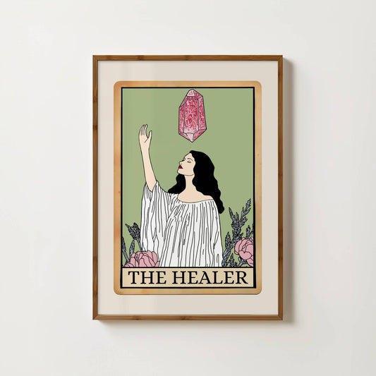 The Healer Tarot Card Print