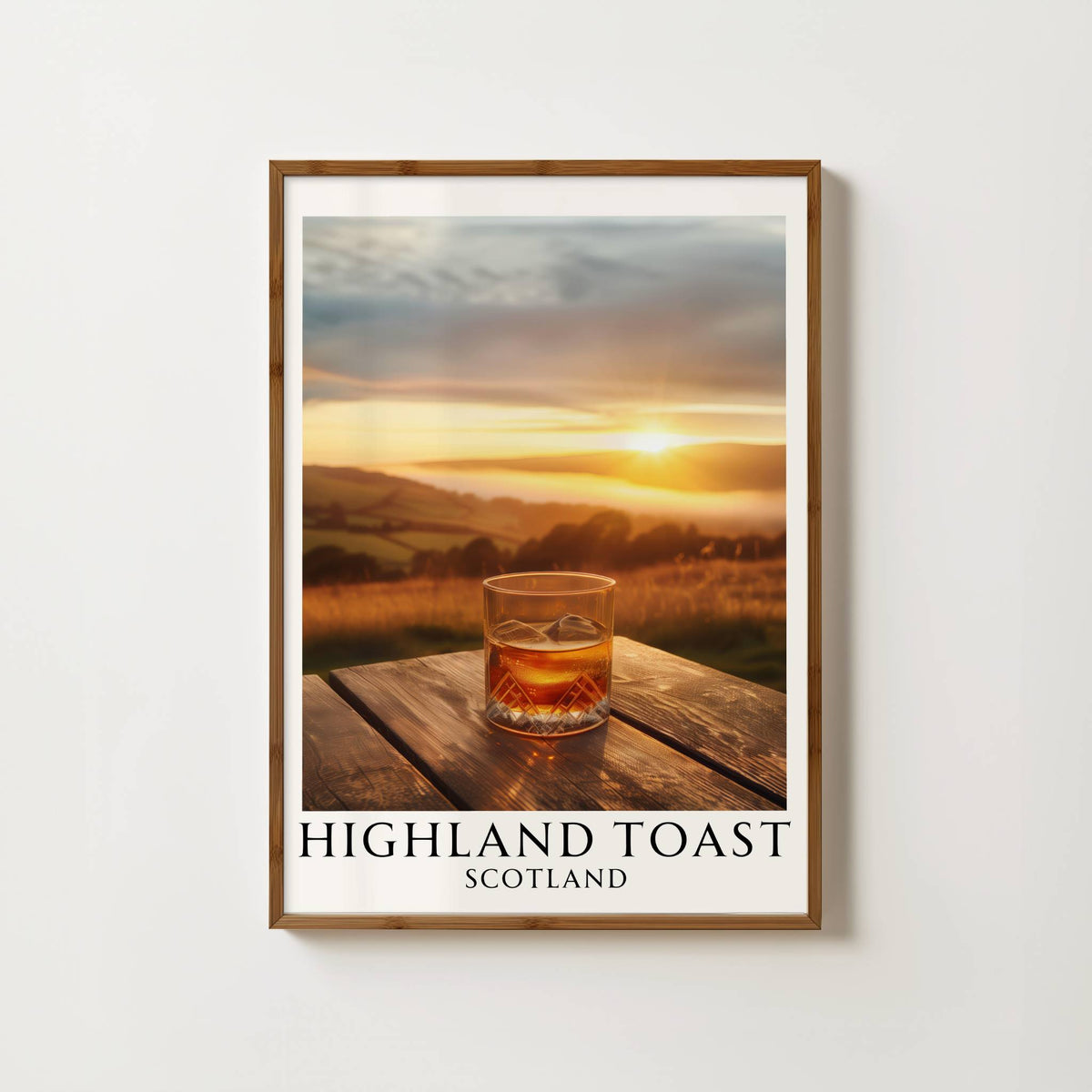 Highland Toast Scotland Print