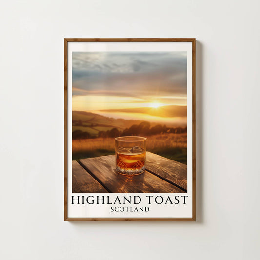 Highland Toast Scotland Print