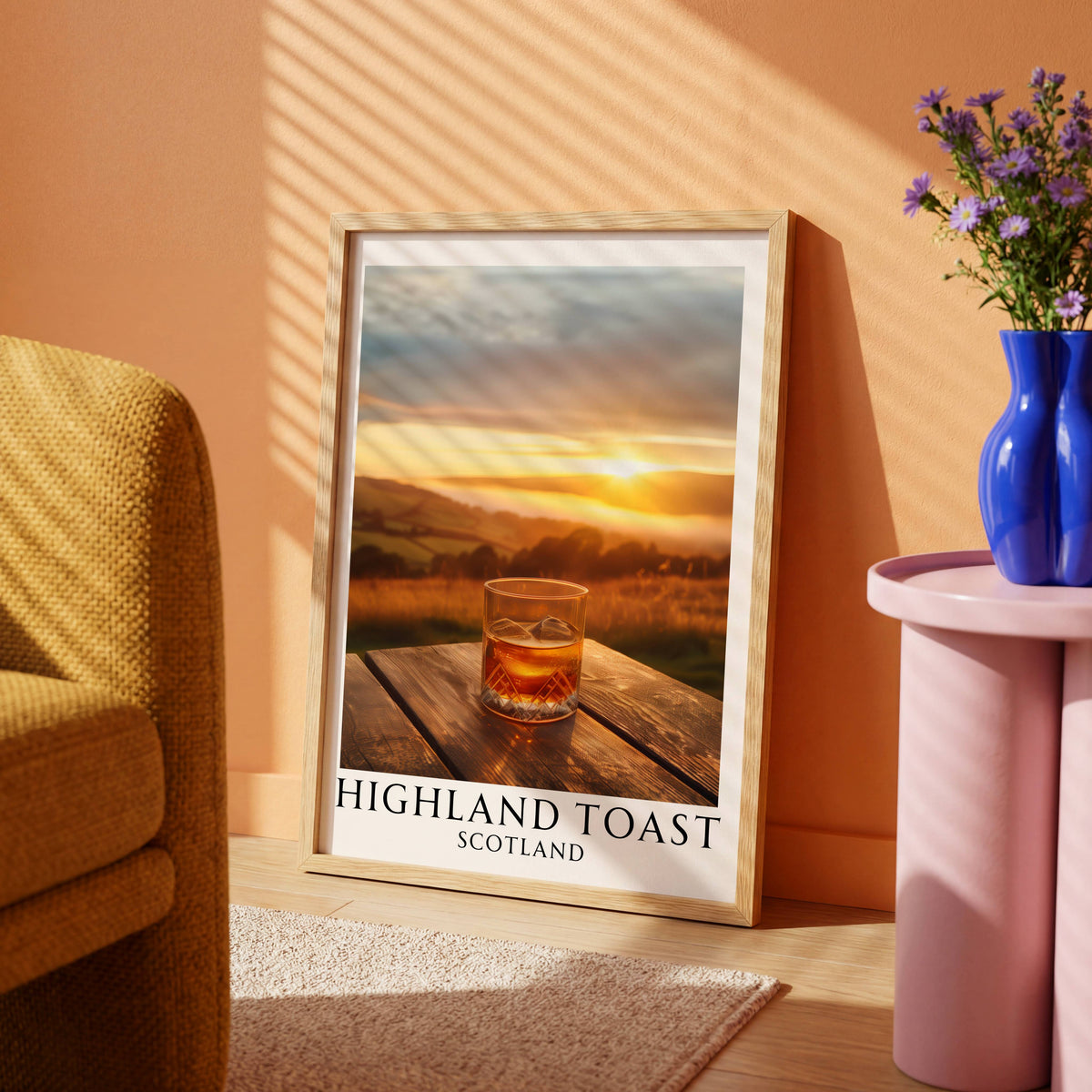 Highland Toast Scotland Print