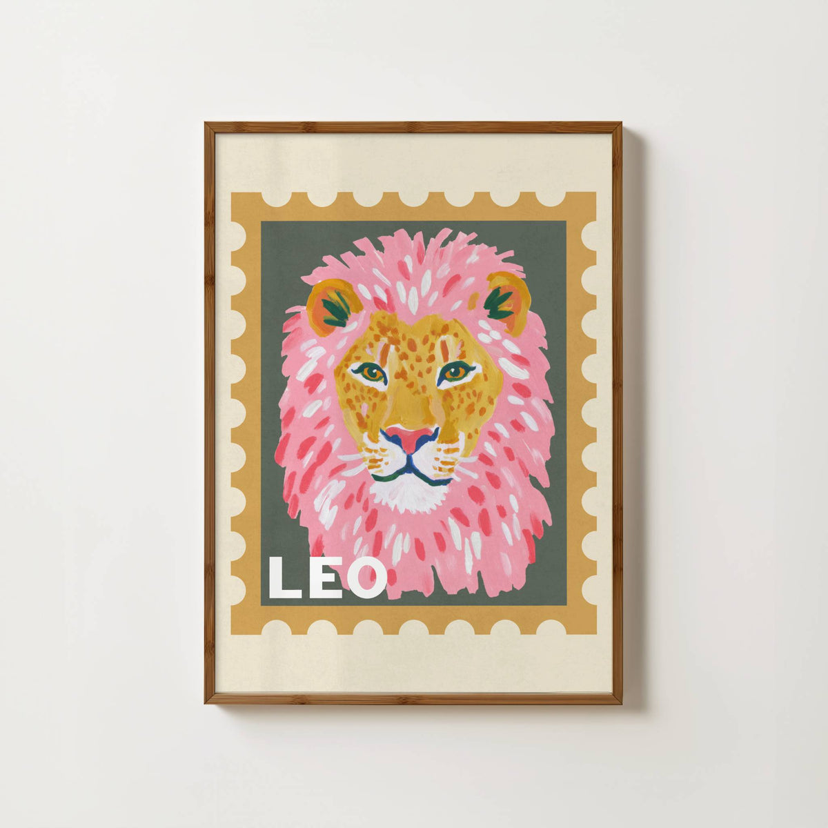 Leo Zodiac Print