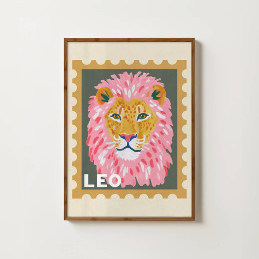 Leo Zodiac Print