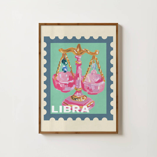 Libra Zodiac Print