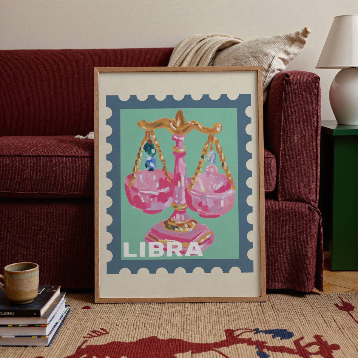 Libra Zodiac Print