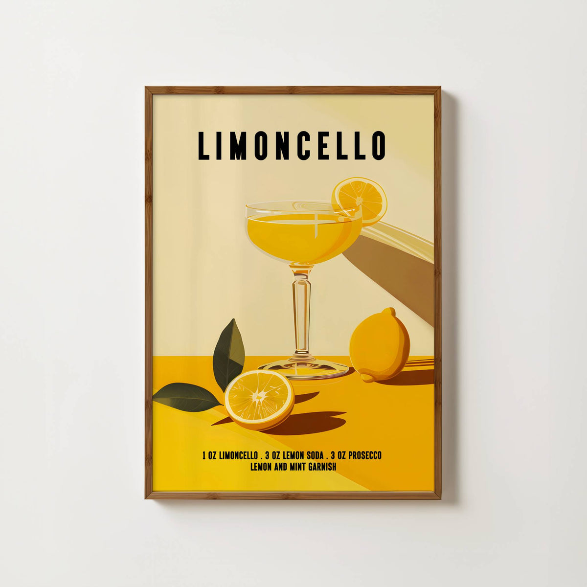 Limoncello Cocktail Print